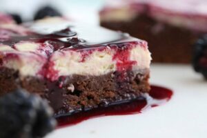 Blackberry Cheesecake Brownies Recipe