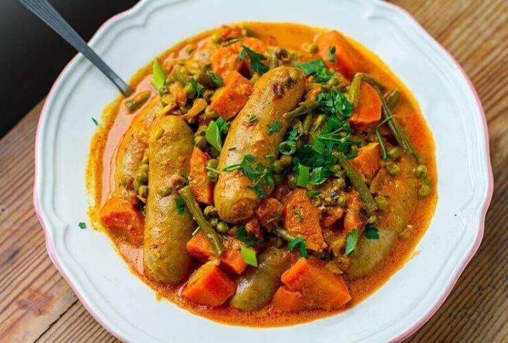 Curried Sausages Recipe