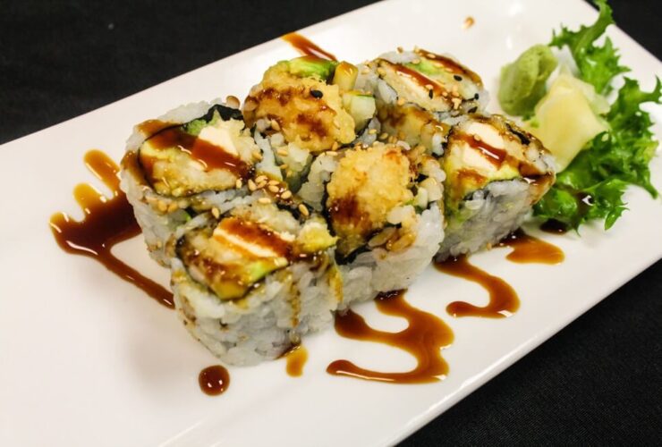 chicken tempura rolls