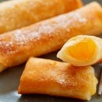 Peach Cobbler Egg Rolls Recipe