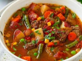 Pioneer Woman vegetable beef soup