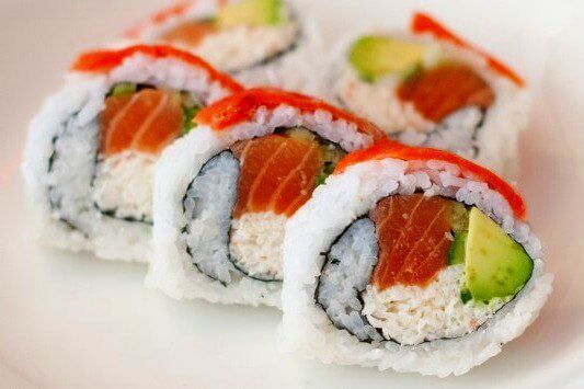 Alaska roll sushi recipe