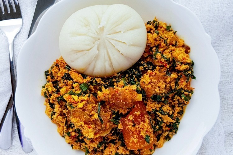 Pounded Yam And Egusi Soup Recipe