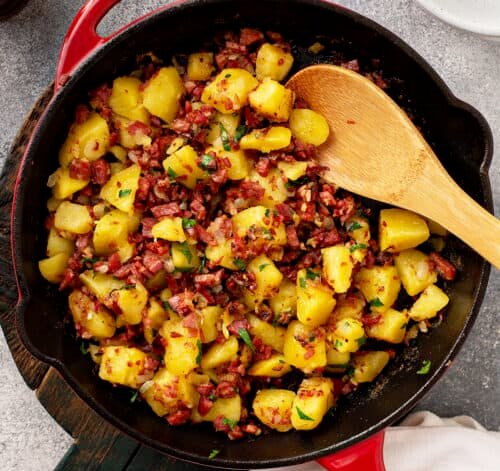 Smoky Corned Beef Hash Skillet Recipe