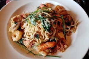 Yard House Lobster Garlic Noodles Recipe