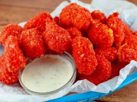 Hot Cheeto Mozzarella Sticks