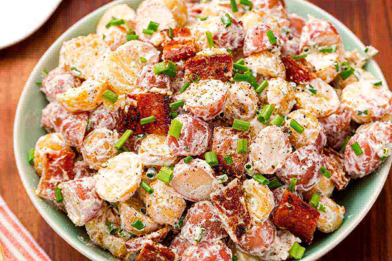 red hot and blue potato salad recipe