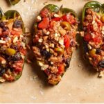 Mexican Stuffed Poblano Peppers