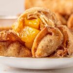 Peach Cobbler Egg Rolls