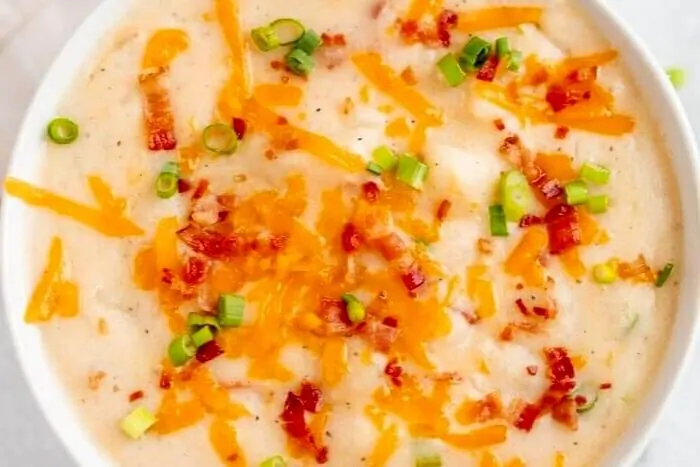 Crockpot Potato Soup With Hash Browns