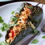 Vegan Stuffed Poblano Peppers