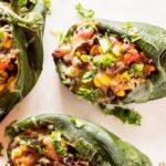 Vegetarian Stuffed Poblano Peppers