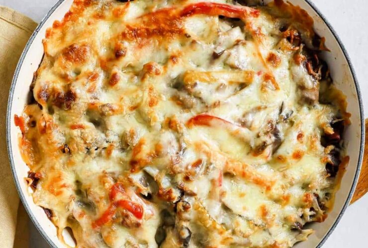 Philly Cheese Steak Casserole