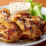 Garlic Parmesan Buffalo Wings