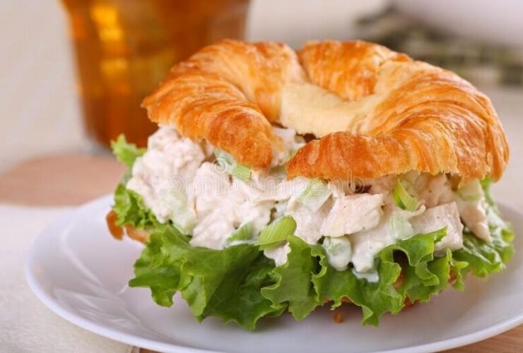 Croissant Chicken Salad Sandwich