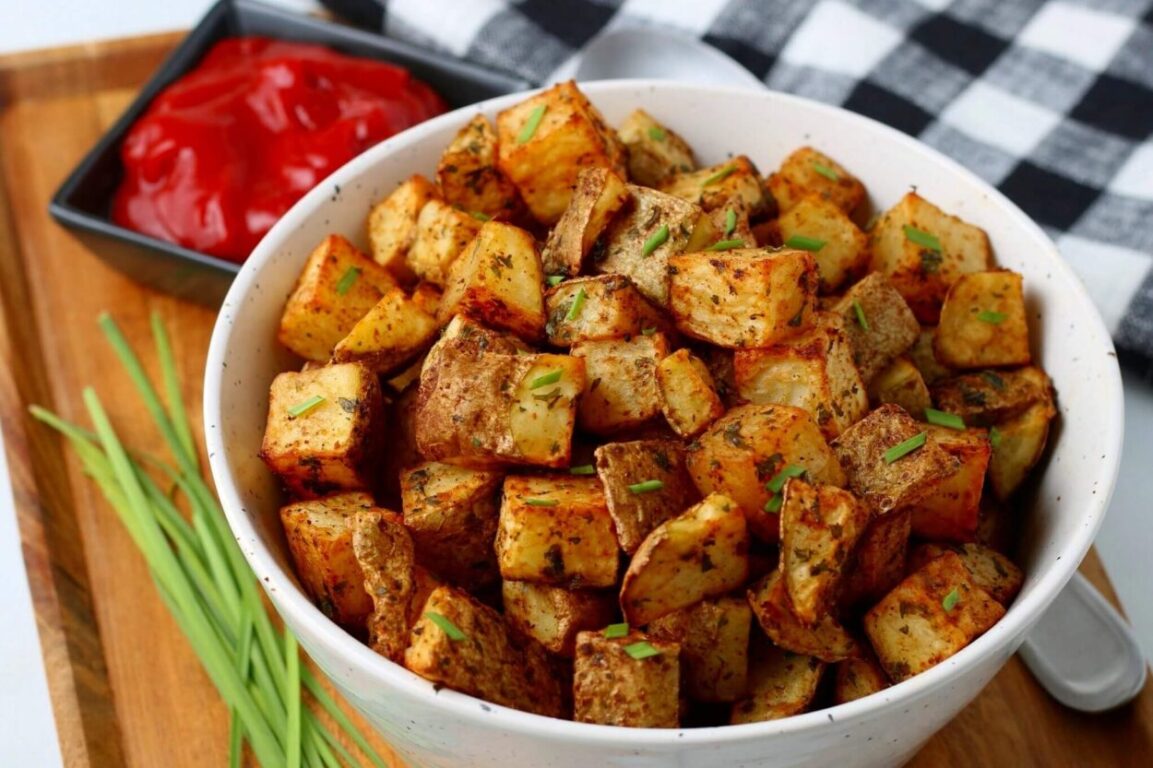 Air Fryer Potato Cubes