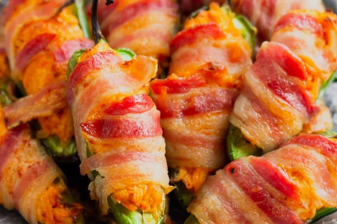 Bacon Wrapped Jalapeno Poppers