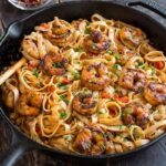 Creamy Cajun Shrimp With Sausage Pasta Recipe