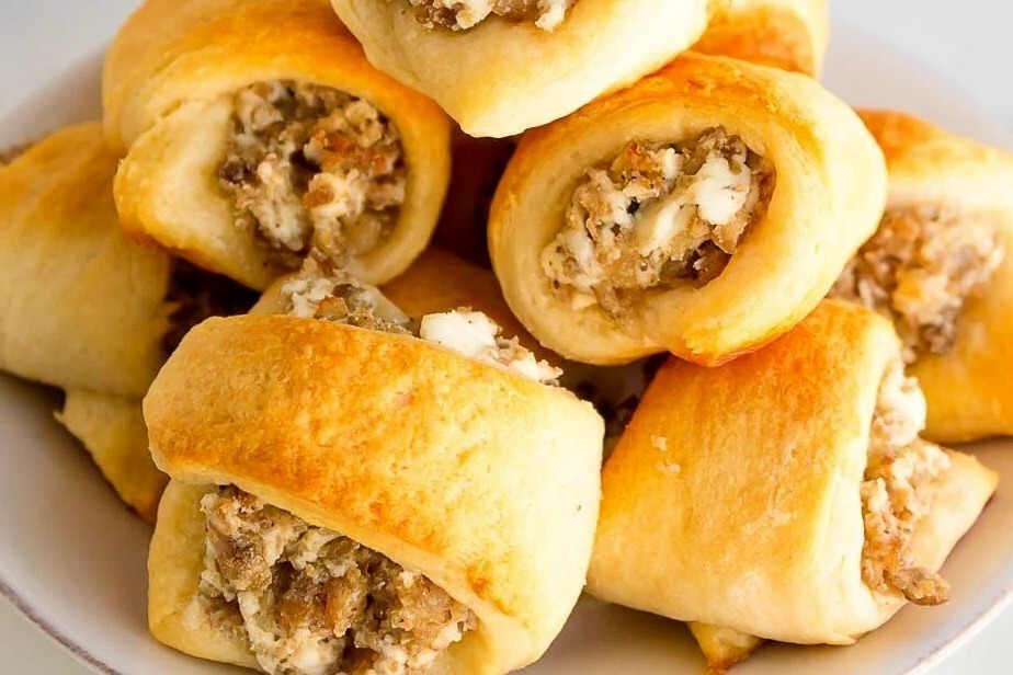 Sausage Cream Cheese Crescent Rolls