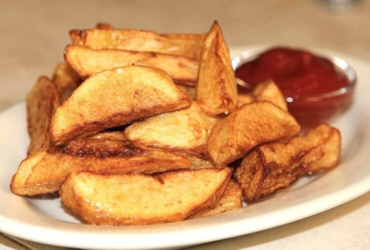 Air Fryer Frozen Potato Wedges