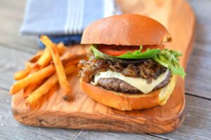 Hardees Mushroom Swiss Burger Recipe