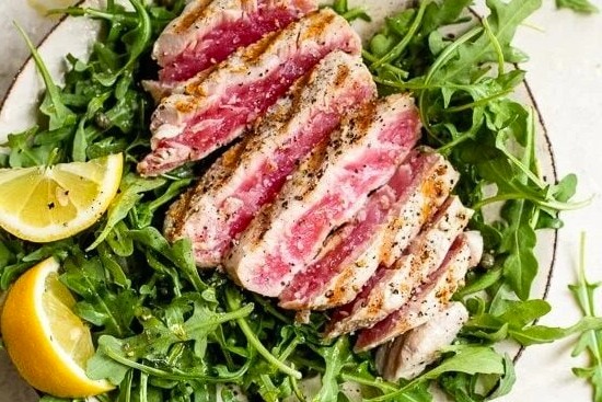 Seared Bluefin Tuna Steak