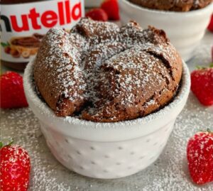 Easy to Make Nutella Soufflé