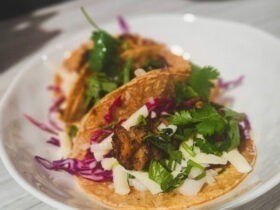 Dash Diet Shrimp Tacos Recipe - Plated