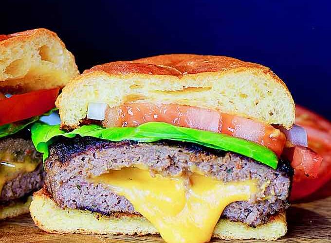 The Famous Juicy Lucy Cheeseburger