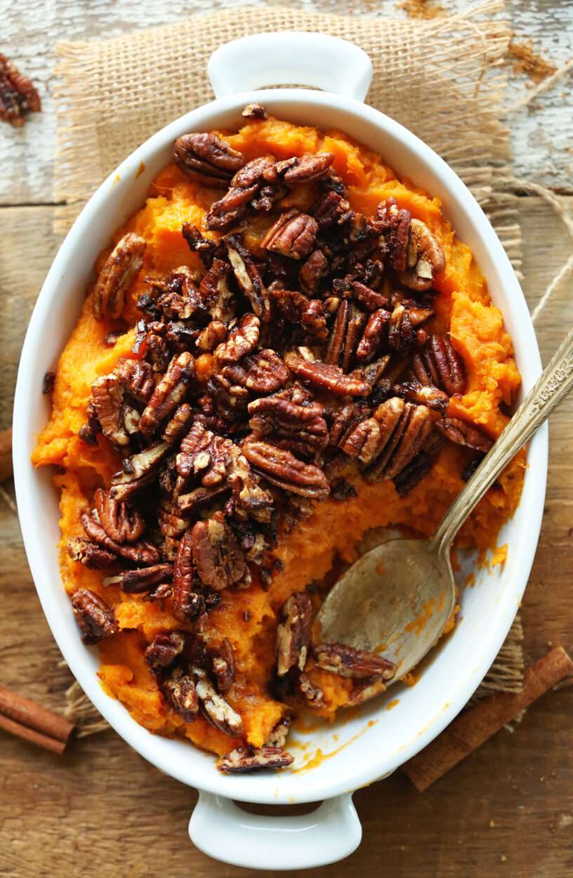 Maple Pecan Sweet Potato Casserole