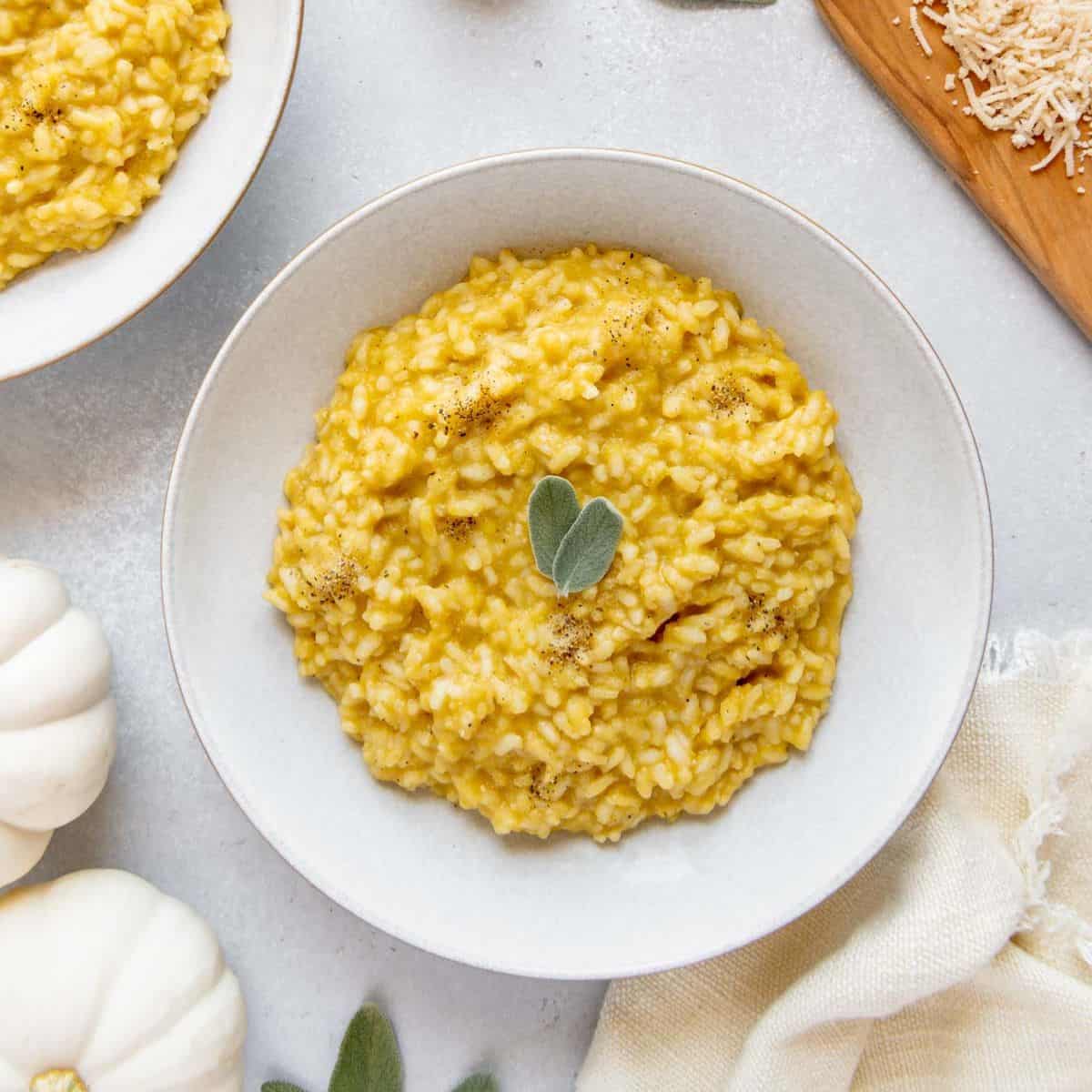 Creamy Pumpkin Risotto