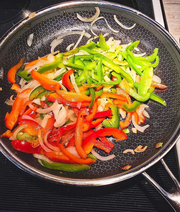 Veggie Philly Cheese Steak Pizza