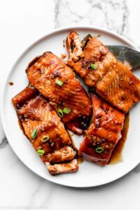 The Best Honey Garlic Salmon with Browned Butter