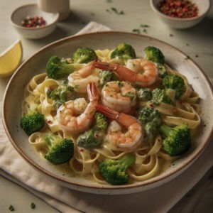 Shrimp and Broccoli Pasta Recipe