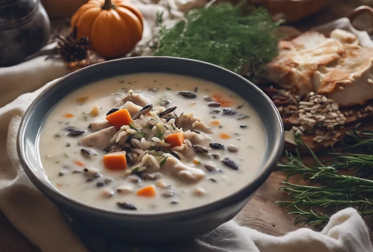 Creamy Chicken and Wild Rice Soup Recipe