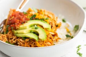 Keto Chicken Enchilada Bowl Recipe