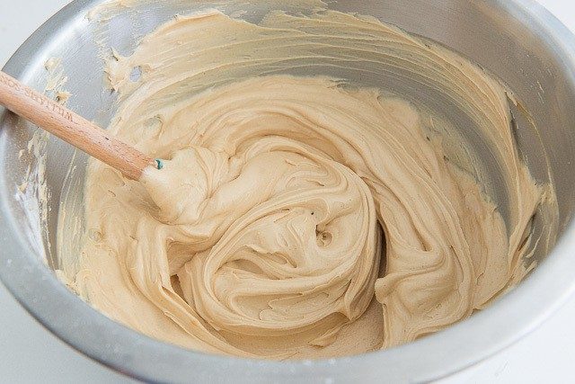 dog cupcakes - batter in bowl