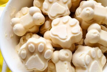 Peanut butter and banana dog treats