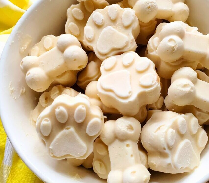 Peanut butter and banana dog treats