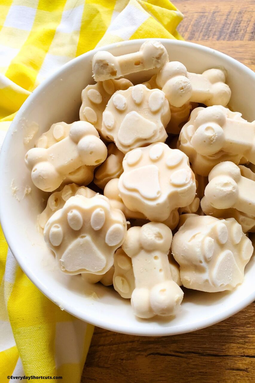 Peanut butter and banana dog treats