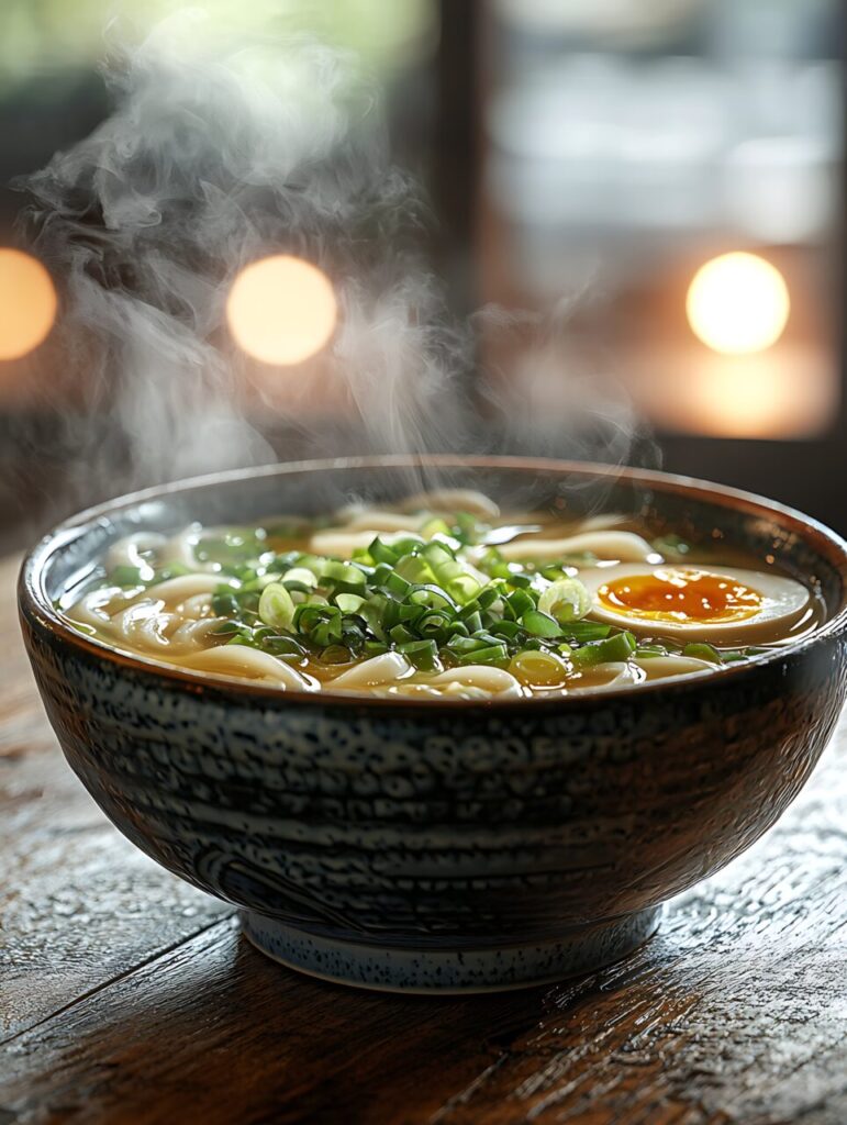 a bowl of soup with noodles and vegetables - Low-Sodium Ramen Recipe
