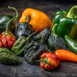 Vibrant red El Patrons Fire Red Salsa in a rustic molcajete with tortilla chips and lime wedges artfully arranged around it