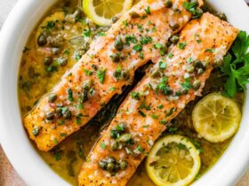 DASH Diet Salmon and Broccolini with Lemon Garlic Caper Sauce 36 DASH Diet Salmon and Broccolini with Lemon Garlic Caper Sauce