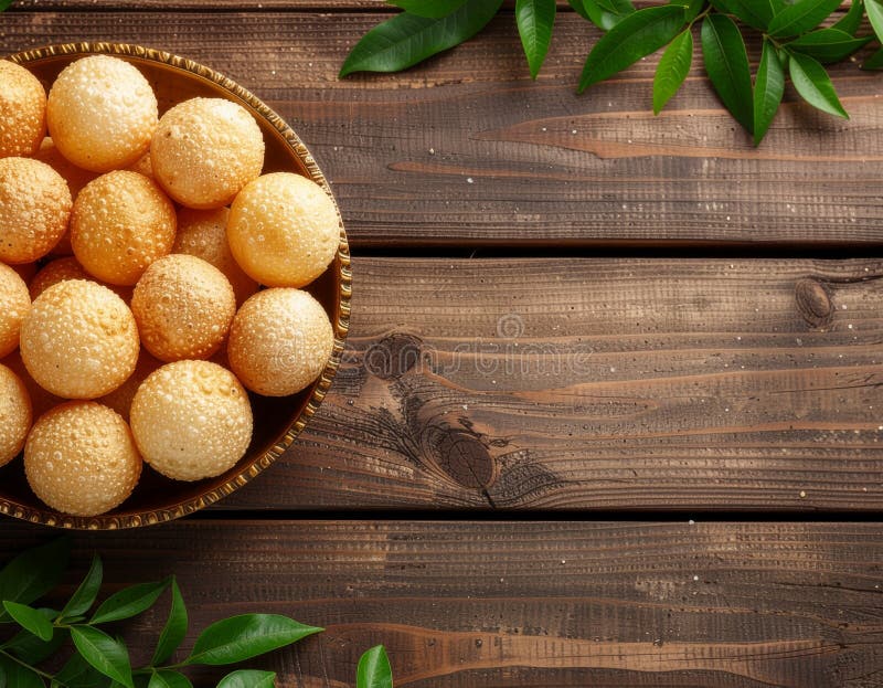 Golden Brazilian Pão de Queijo cheese puffs piled in a rustic linen-lined basket on a wooden board, beautifully lit with a warm overhead angle