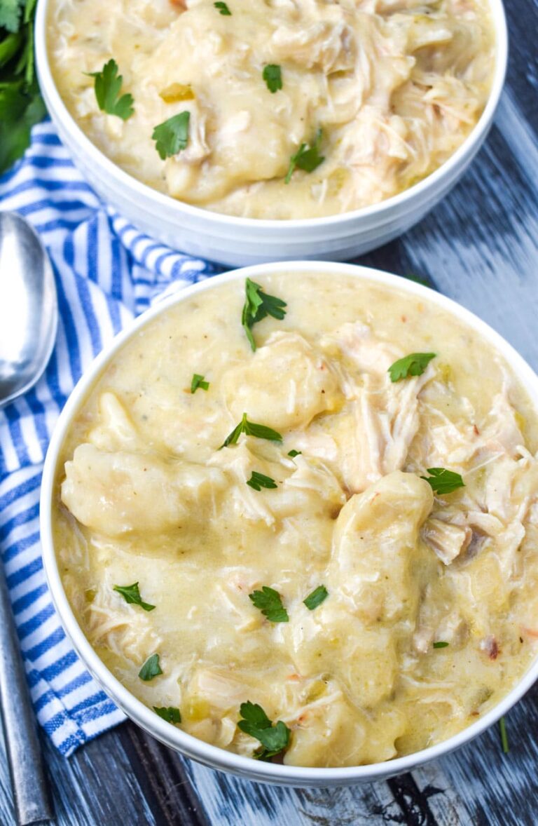 Crockpot Chicken and Dumplings — Cozy, Comforting, and Practically Effortless