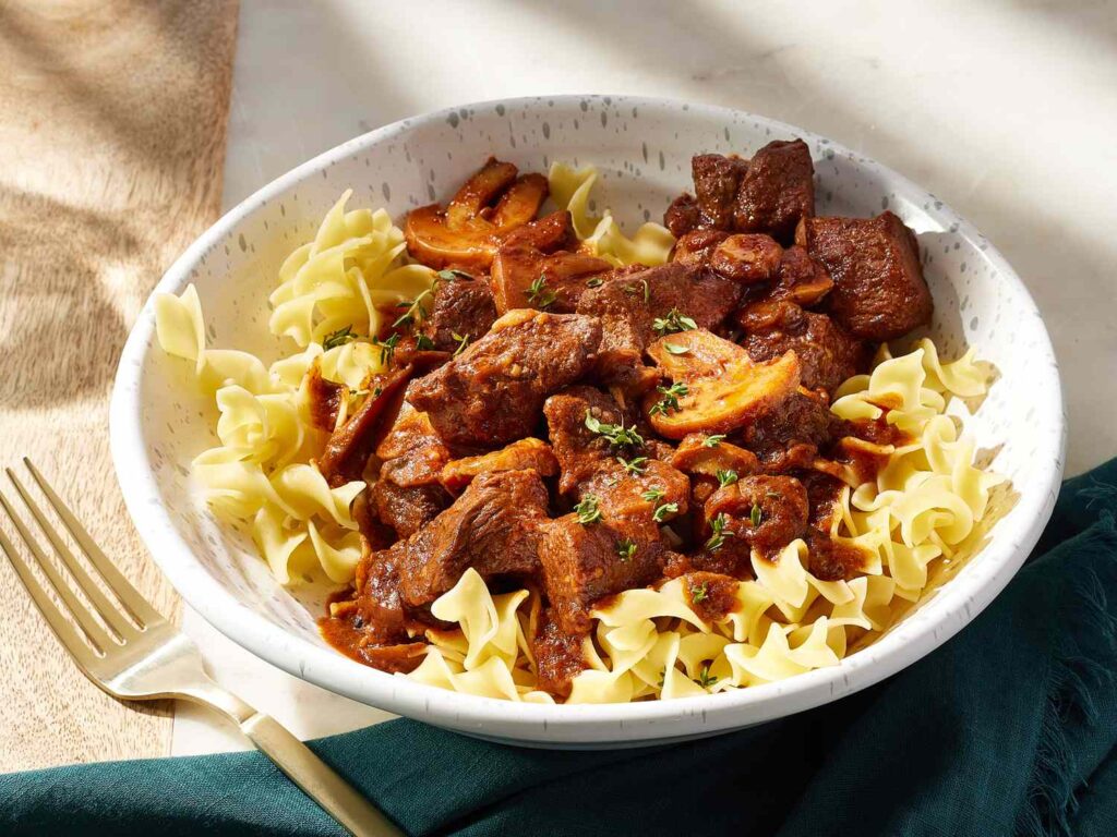 Healthier Beef and Mushroom Skillet — Lean, Creamy & Ready in 40 Minutes